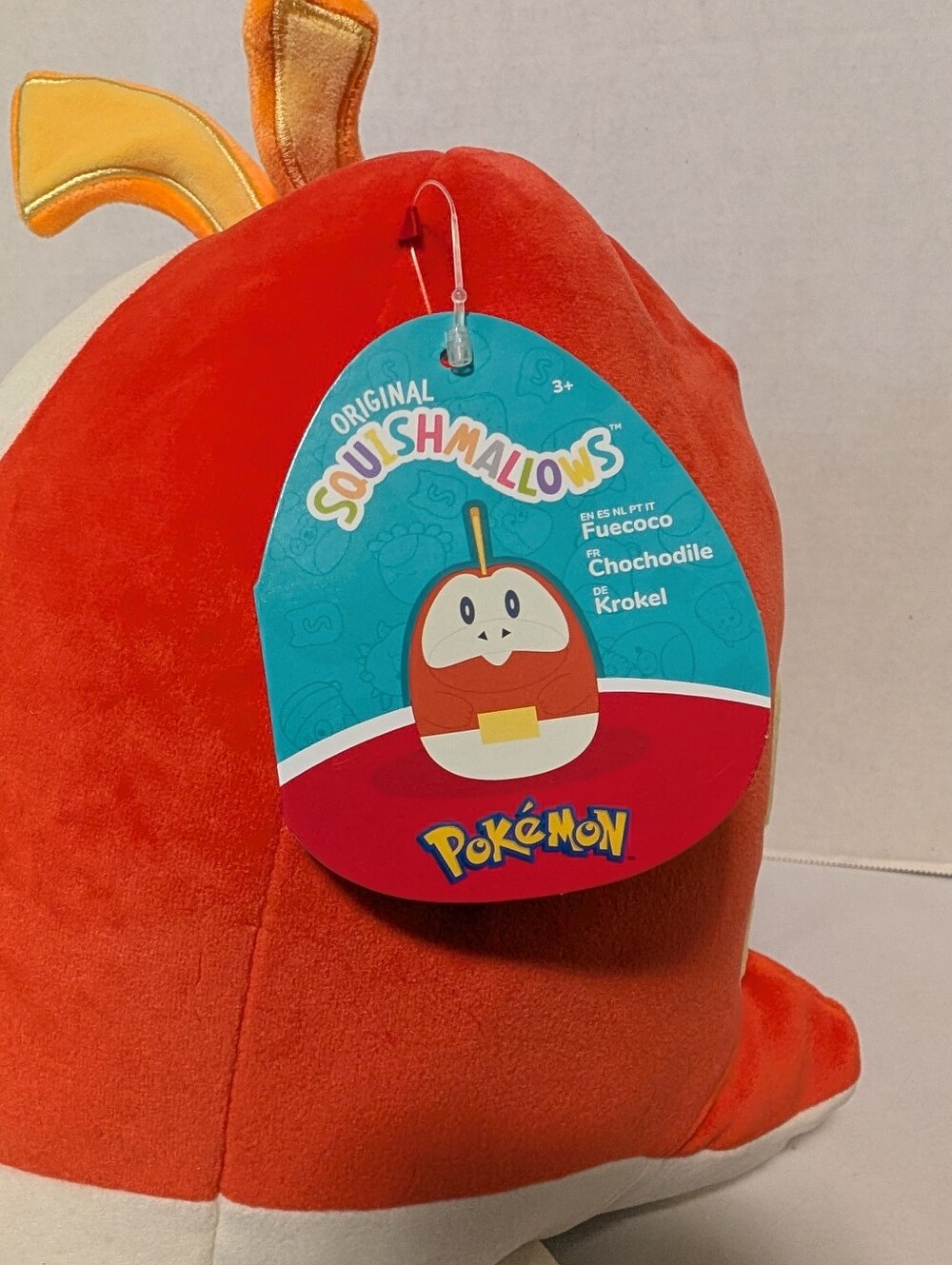 Pokemon Fuecoco Squishmallow Plush Character 10 Inch - Picture 2 of 7